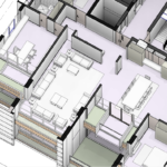 3d cut view floor plan